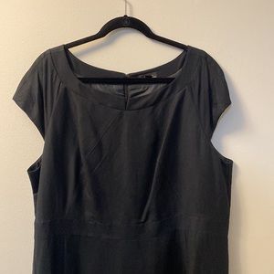 Black Tahari by ASL Linen Blend Dress - 18W